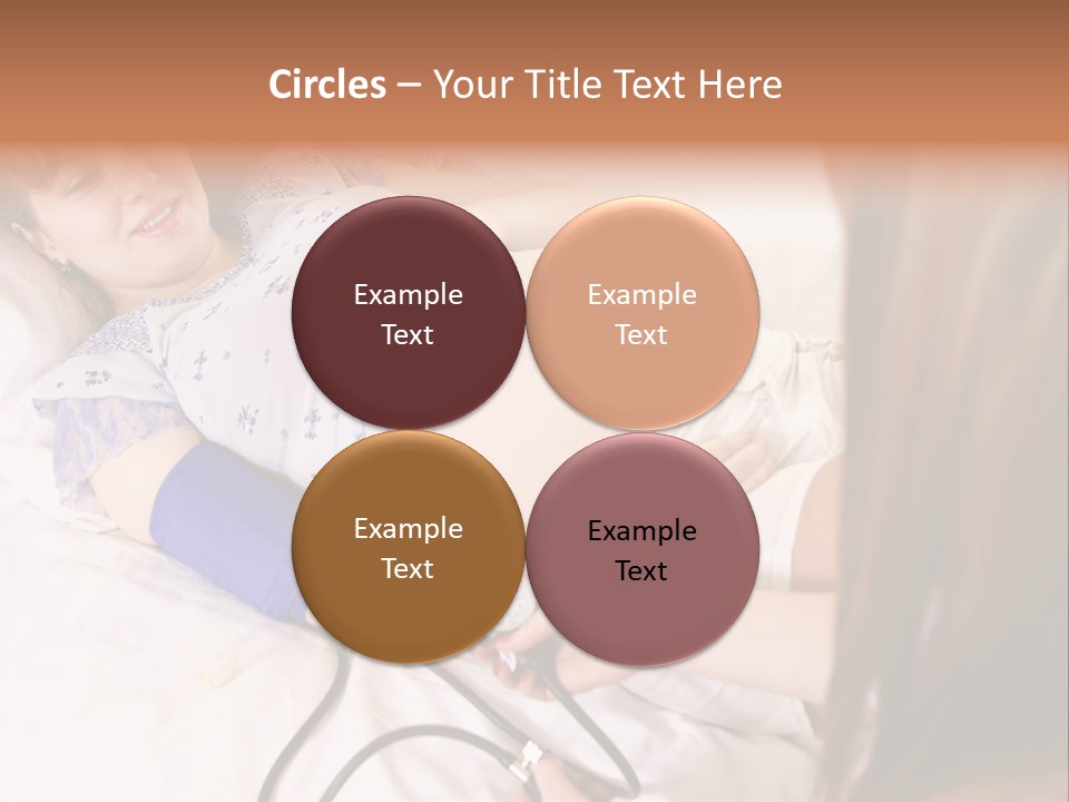White Family Pregnancy PowerPoint Template