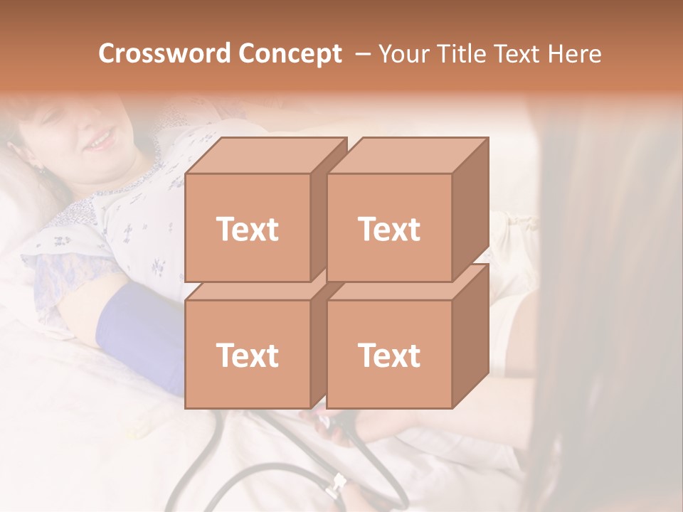 White Family Pregnancy PowerPoint Template