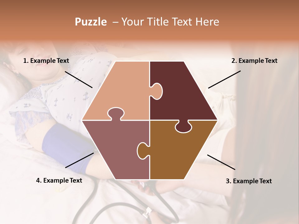 White Family Pregnancy PowerPoint Template