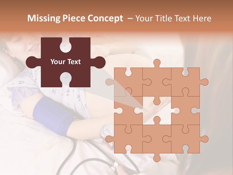 White Family Pregnancy PowerPoint Template