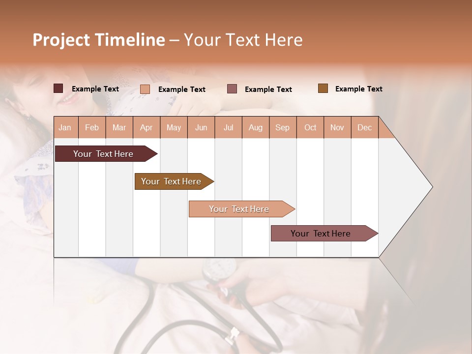 White Family Pregnancy PowerPoint Template