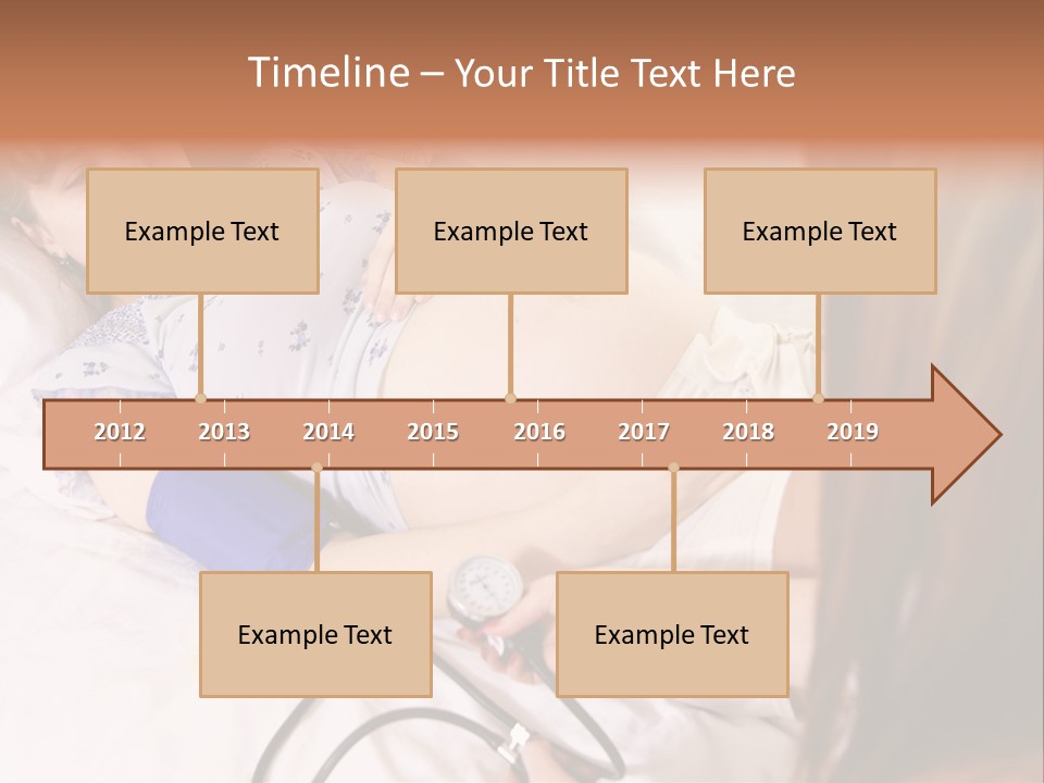 White Family Pregnancy PowerPoint Template