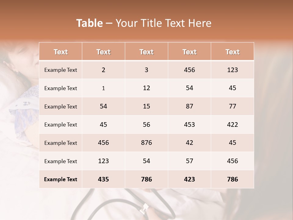 White Family Pregnancy PowerPoint Template