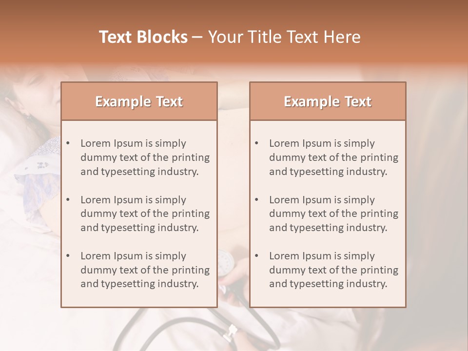 White Family Pregnancy PowerPoint Template