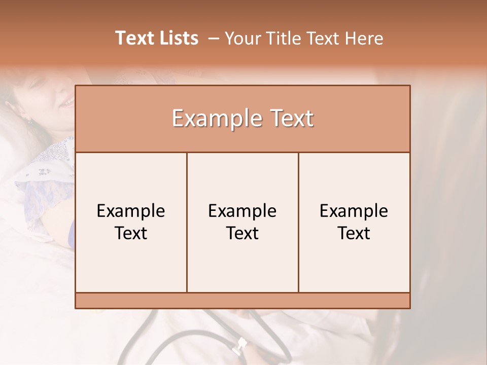 White Family Pregnancy PowerPoint Template