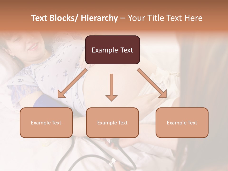White Family Pregnancy PowerPoint Template