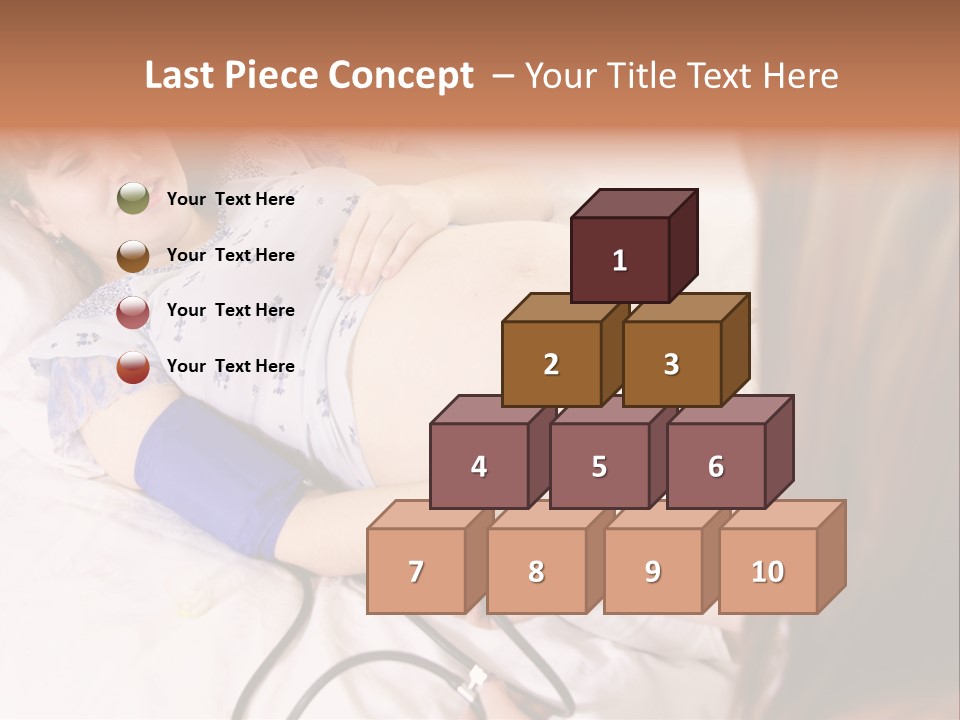 White Family Pregnancy PowerPoint Template