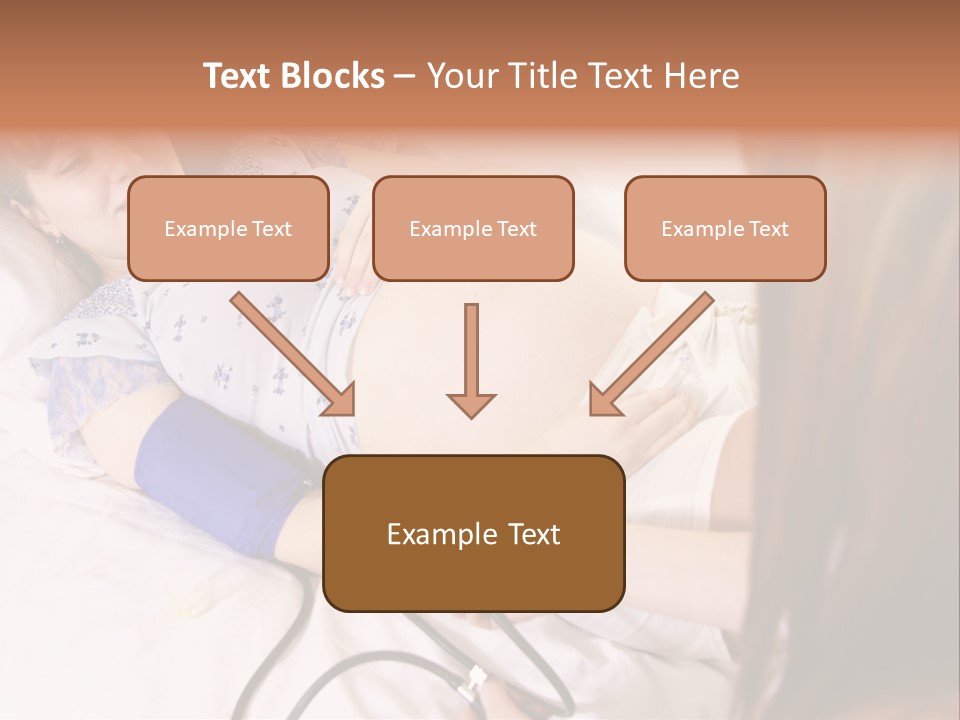 White Family Pregnancy PowerPoint Template