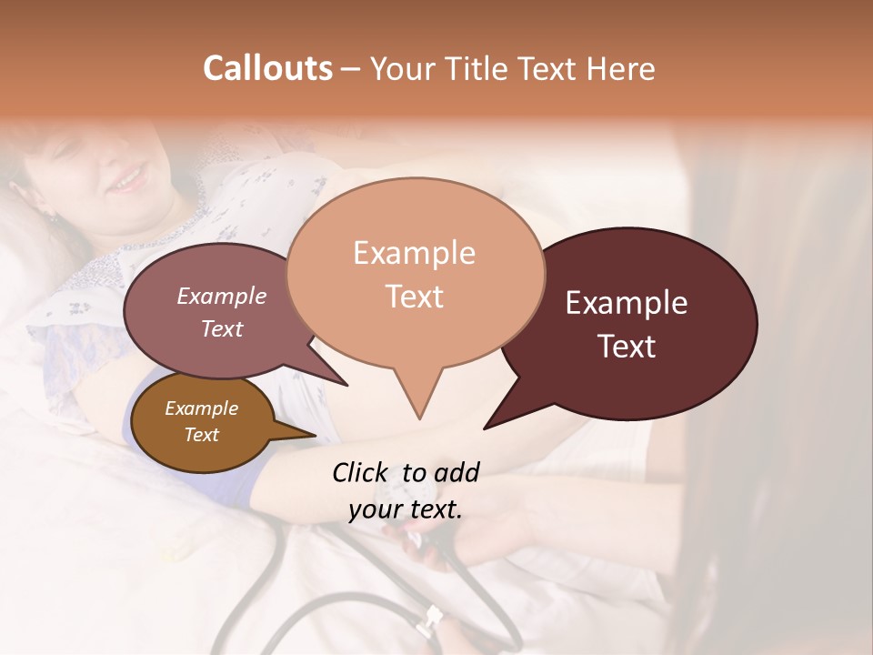 White Family Pregnancy PowerPoint Template