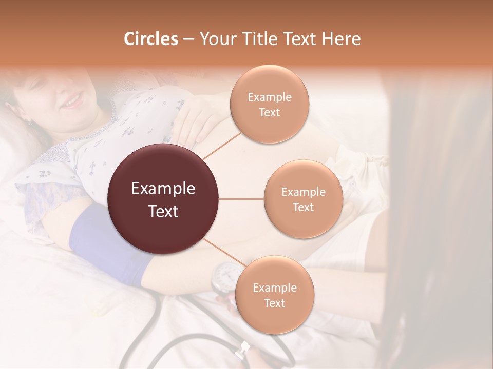 White Family Pregnancy PowerPoint Template