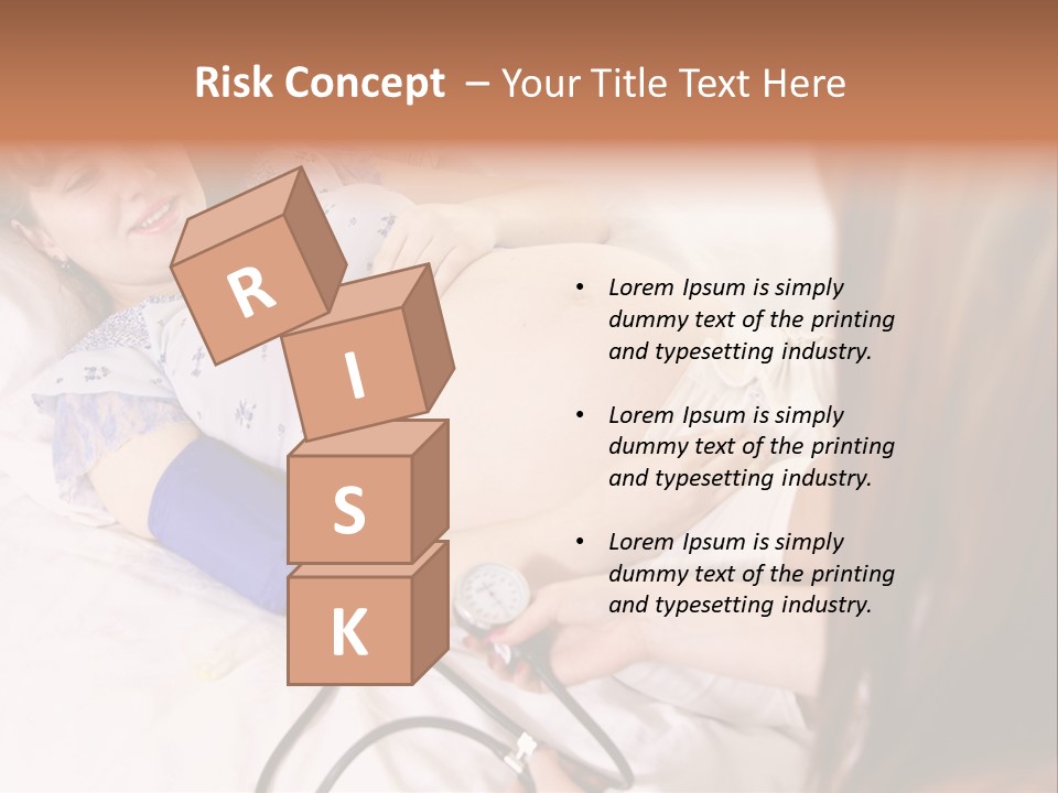 White Family Pregnancy PowerPoint Template