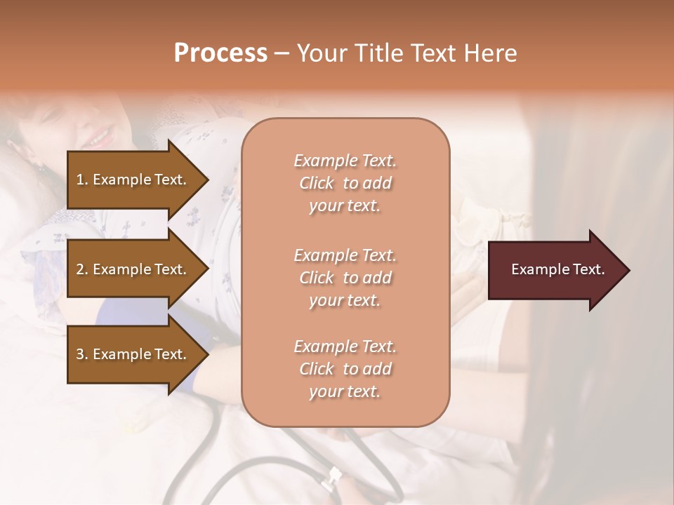 White Family Pregnancy PowerPoint Template