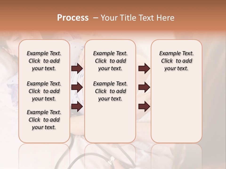 White Family Pregnancy PowerPoint Template