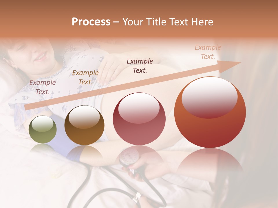 White Family Pregnancy PowerPoint Template