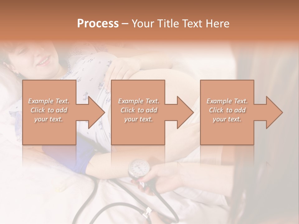 White Family Pregnancy PowerPoint Template