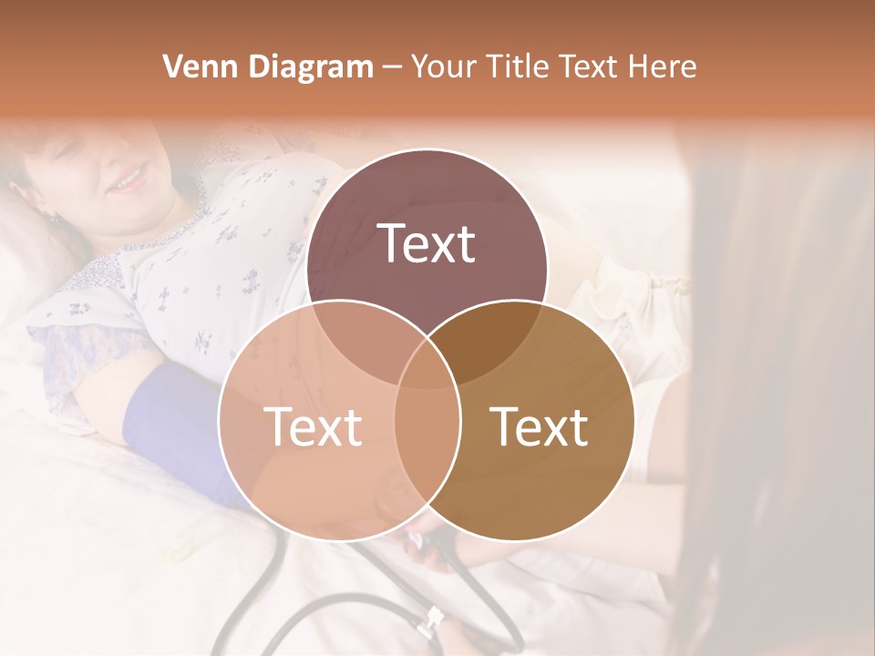 White Family Pregnancy PowerPoint Template