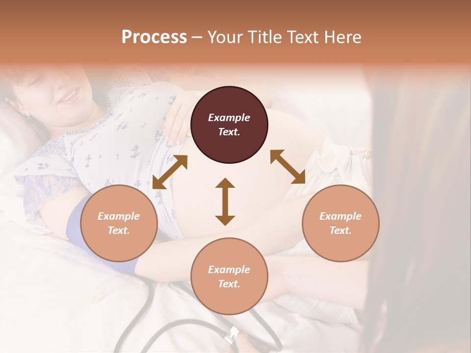 White Family Pregnancy PowerPoint Template