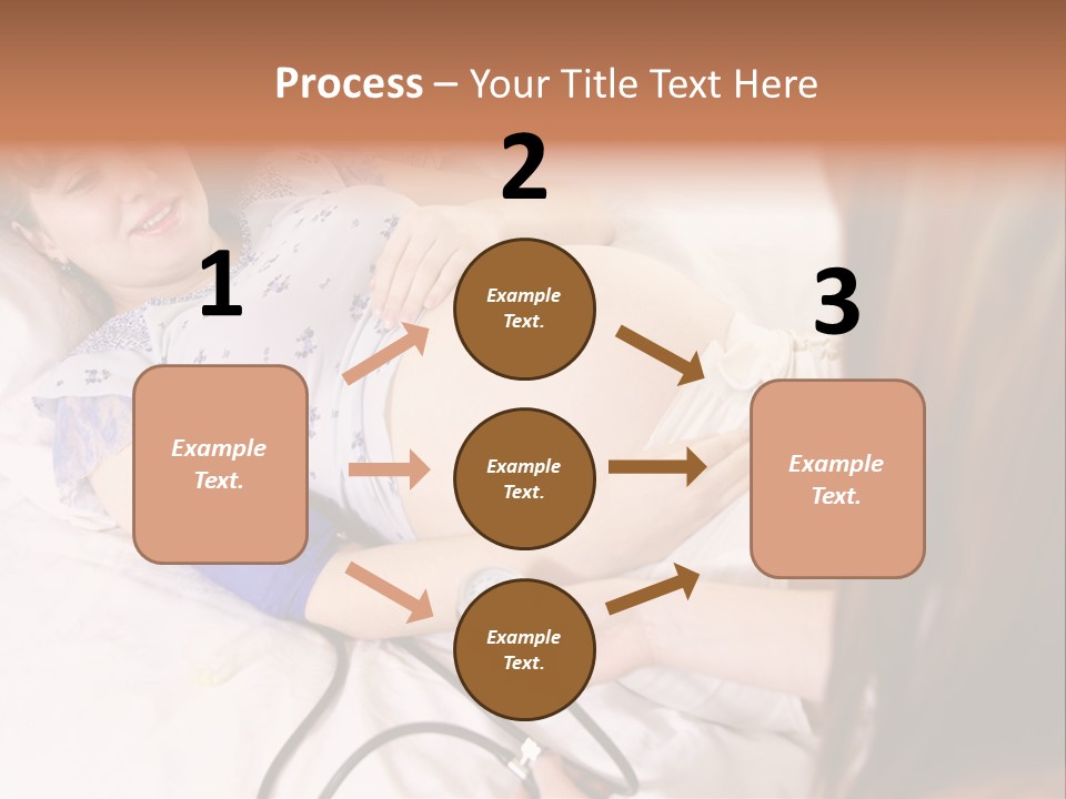 White Family Pregnancy PowerPoint Template