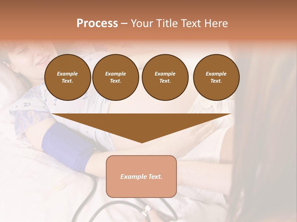White Family Pregnancy PowerPoint Template