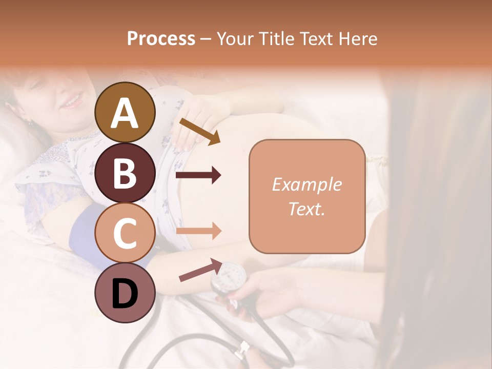 White Family Pregnancy PowerPoint Template