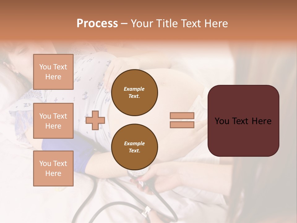 White Family Pregnancy PowerPoint Template