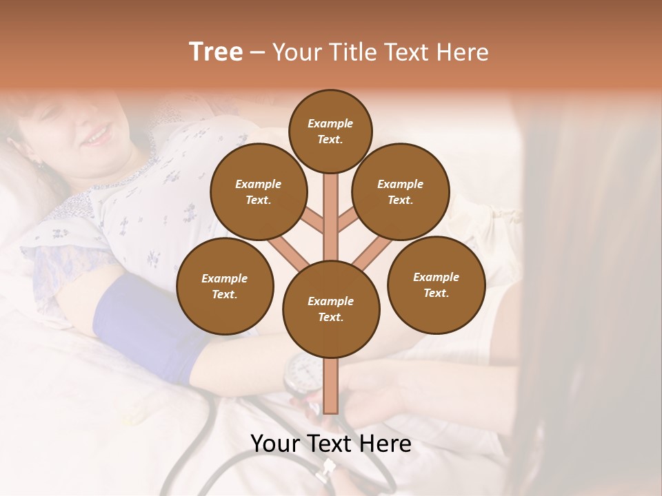 White Family Pregnancy PowerPoint Template