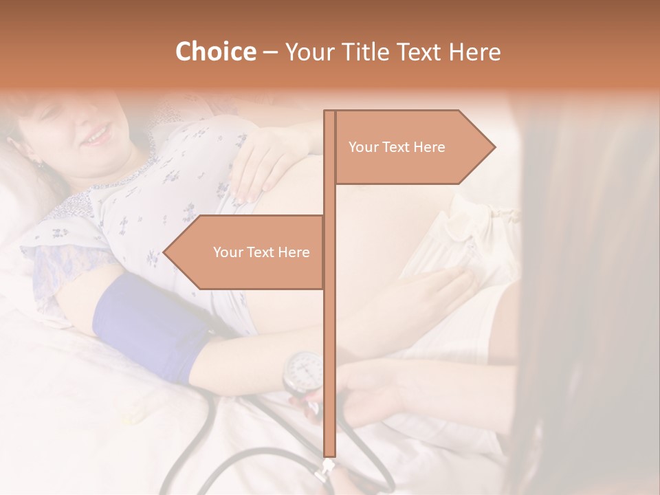 White Family Pregnancy PowerPoint Template