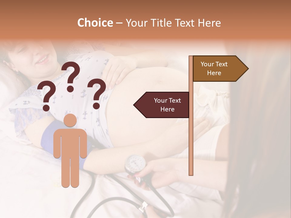 White Family Pregnancy PowerPoint Template