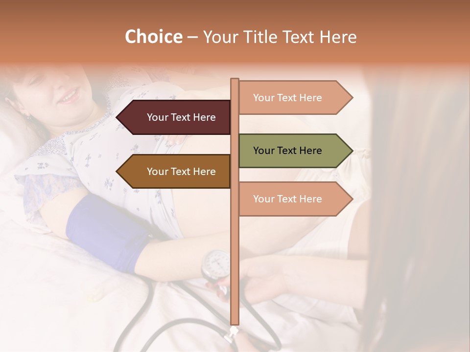 White Family Pregnancy PowerPoint Template