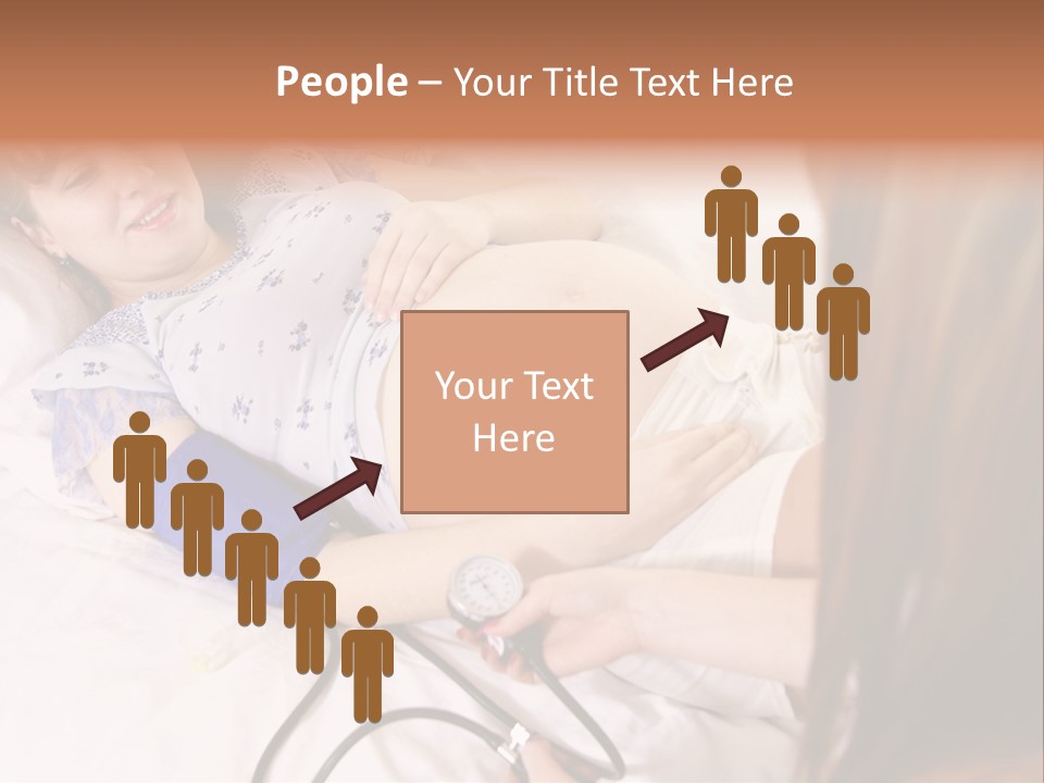 White Family Pregnancy PowerPoint Template