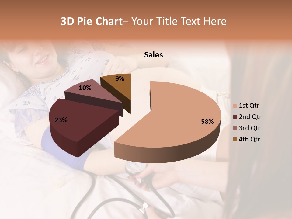 White Family Pregnancy PowerPoint Template