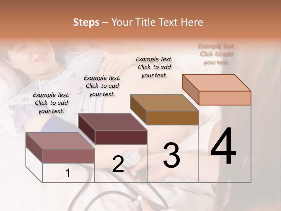 White Family Pregnancy PowerPoint Template