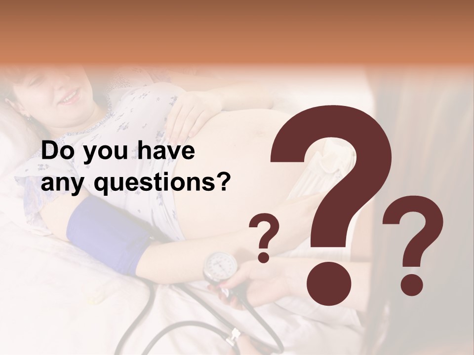 White Family Pregnancy PowerPoint Template