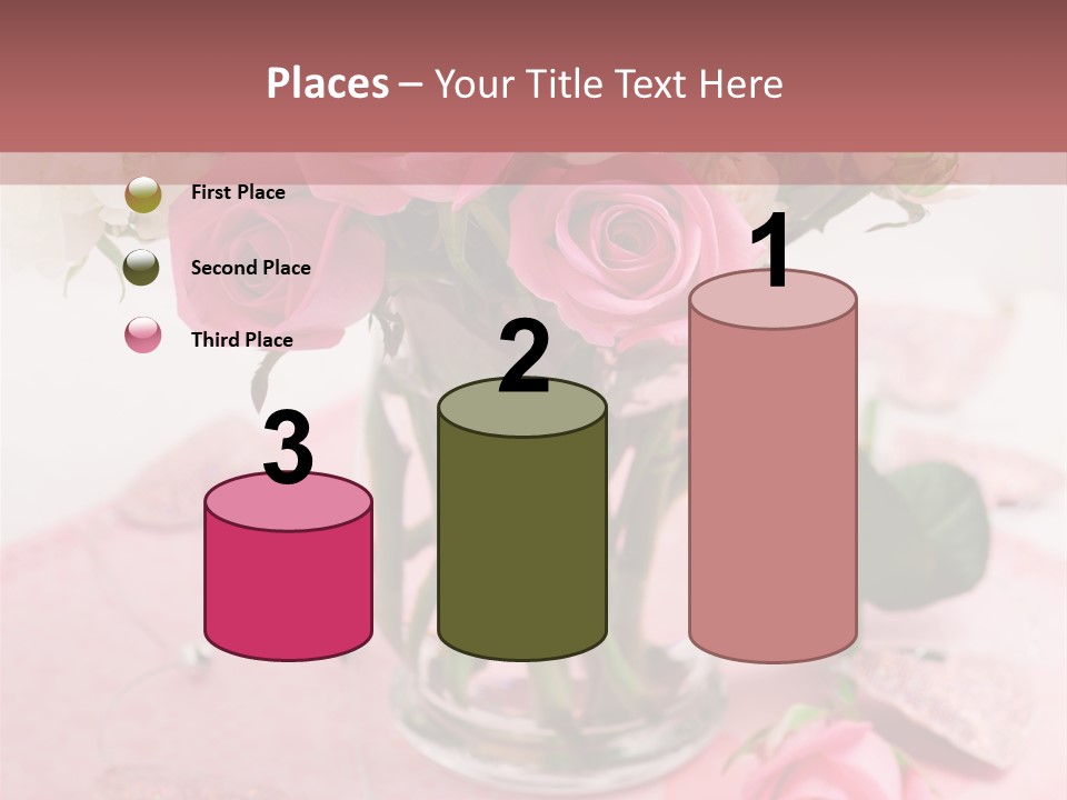 Arrangement Nobody Heart PowerPoint Template