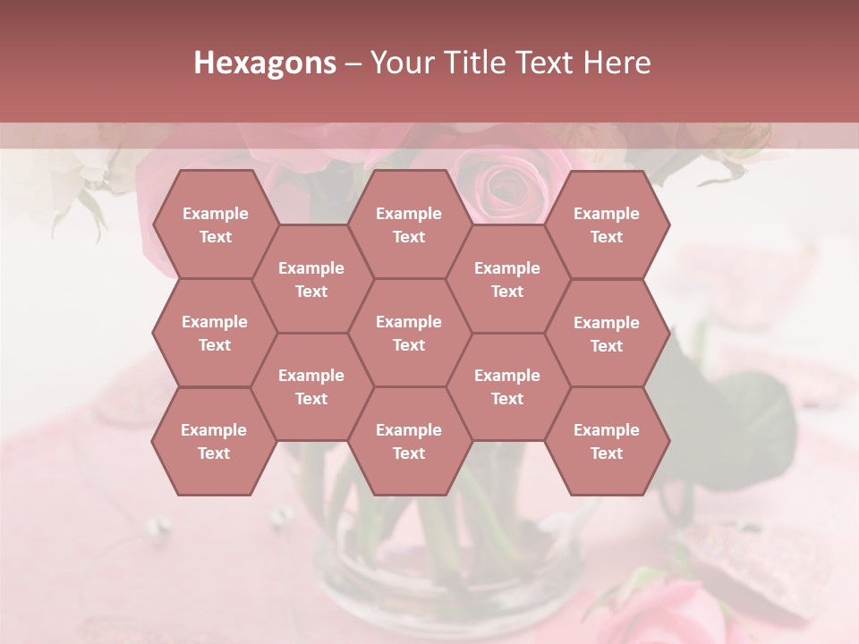 Arrangement Nobody Heart PowerPoint Template