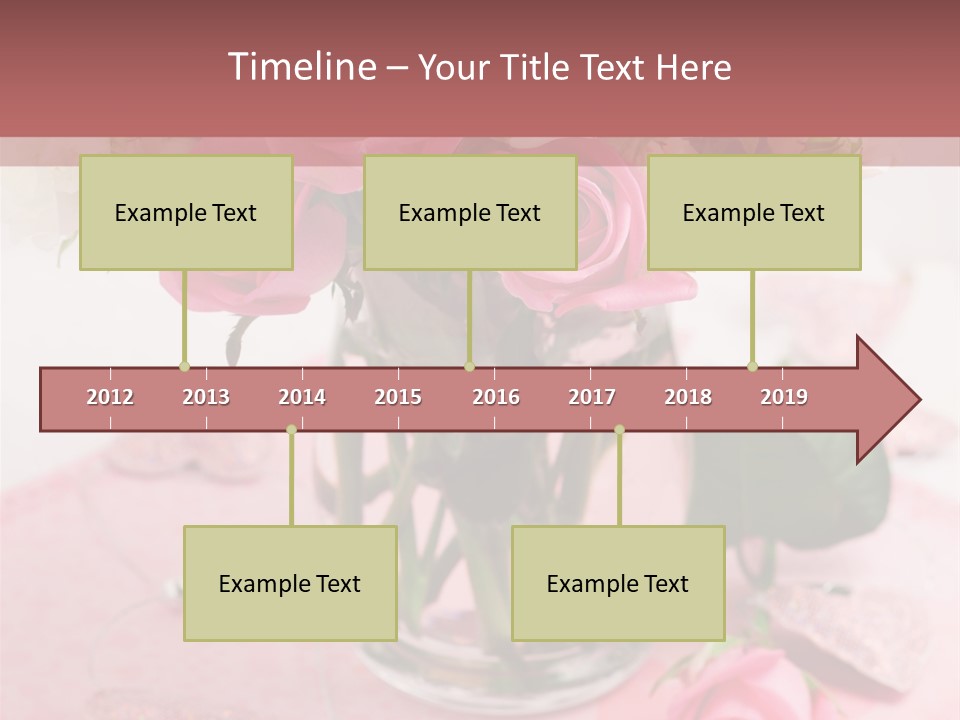 Arrangement Nobody Heart PowerPoint Template