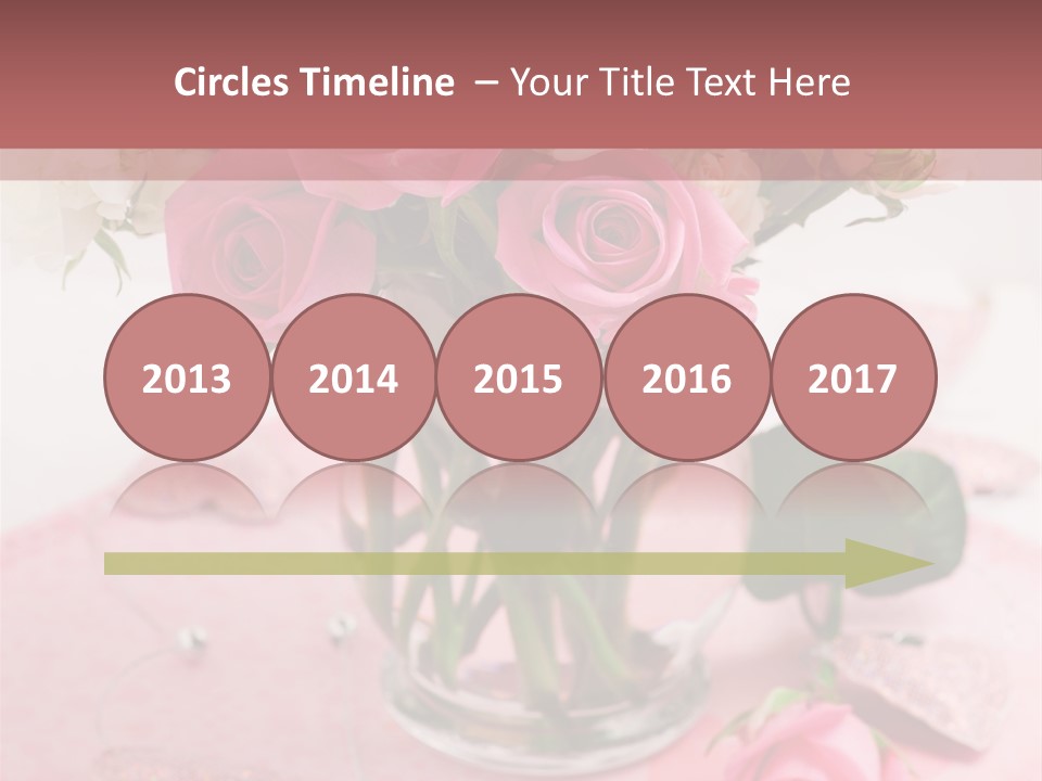 Arrangement Nobody Heart PowerPoint Template