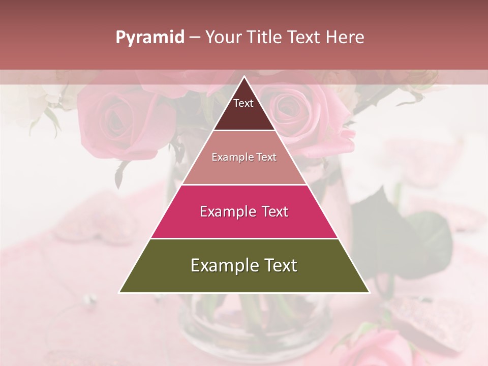Arrangement Nobody Heart PowerPoint Template