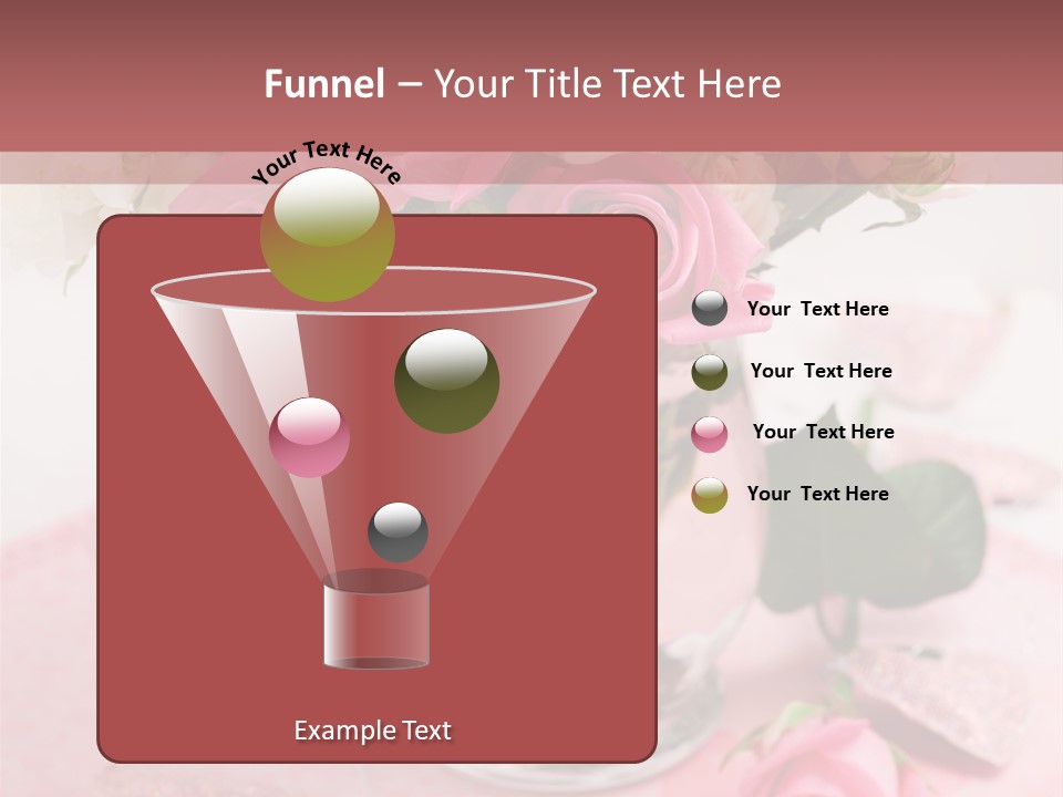 Arrangement Nobody Heart PowerPoint Template