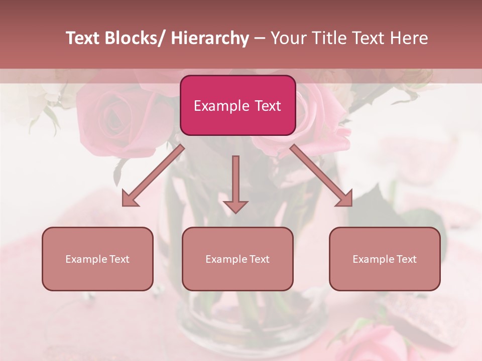 Arrangement Nobody Heart PowerPoint Template