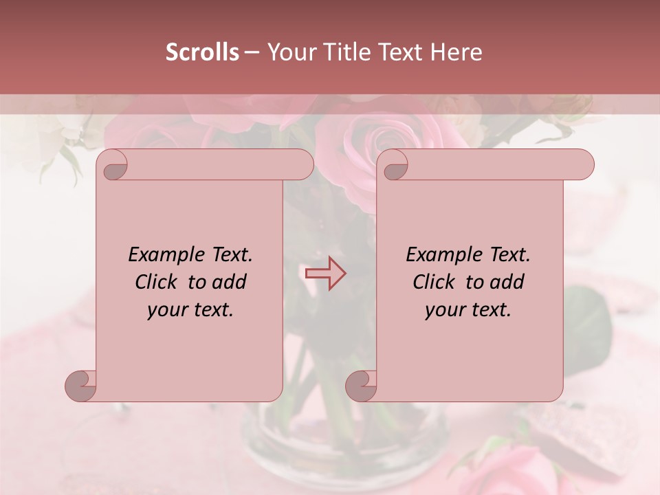 Arrangement Nobody Heart PowerPoint Template