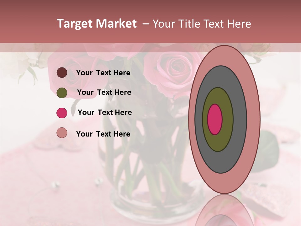 Arrangement Nobody Heart PowerPoint Template