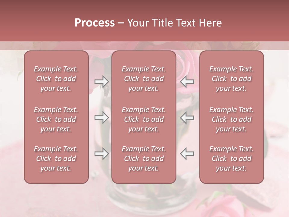 Arrangement Nobody Heart PowerPoint Template