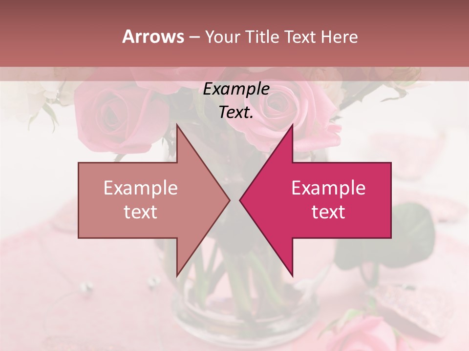 Arrangement Nobody Heart PowerPoint Template