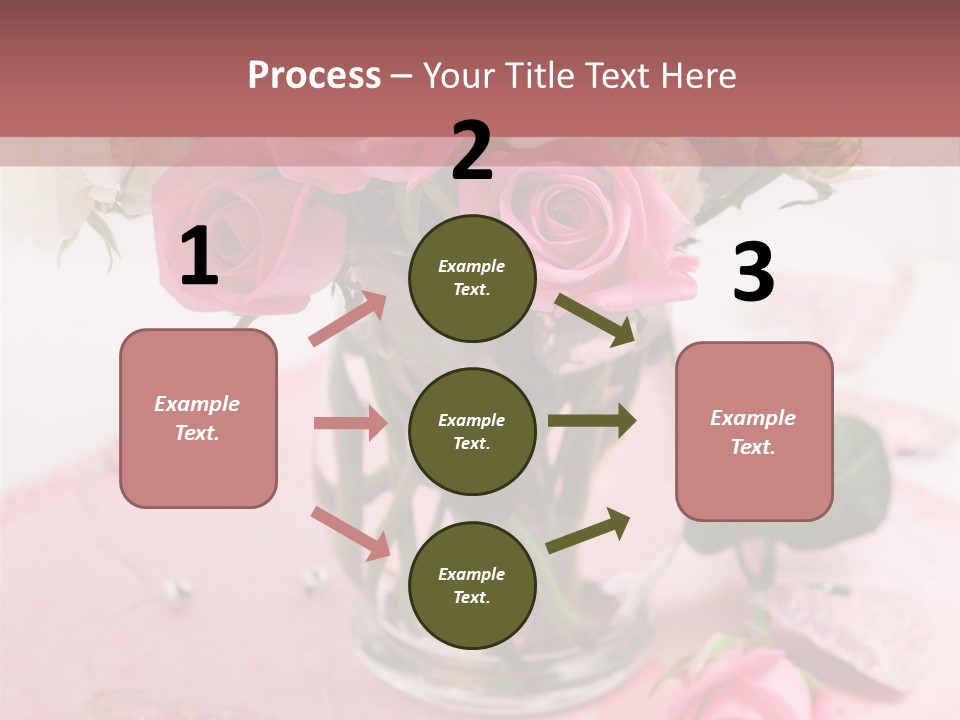 Arrangement Nobody Heart PowerPoint Template