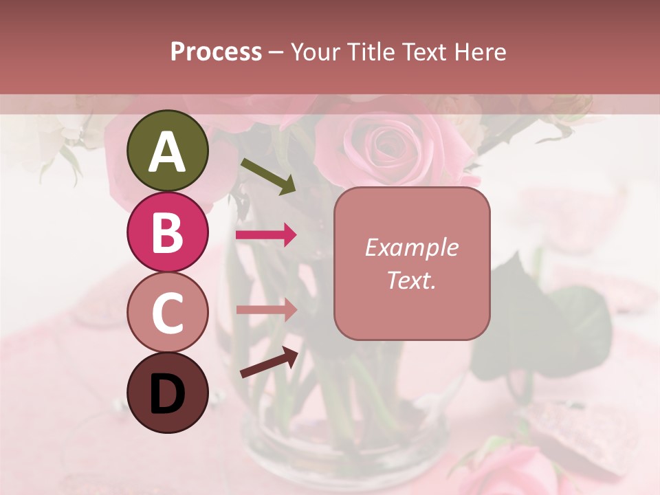 Arrangement Nobody Heart PowerPoint Template