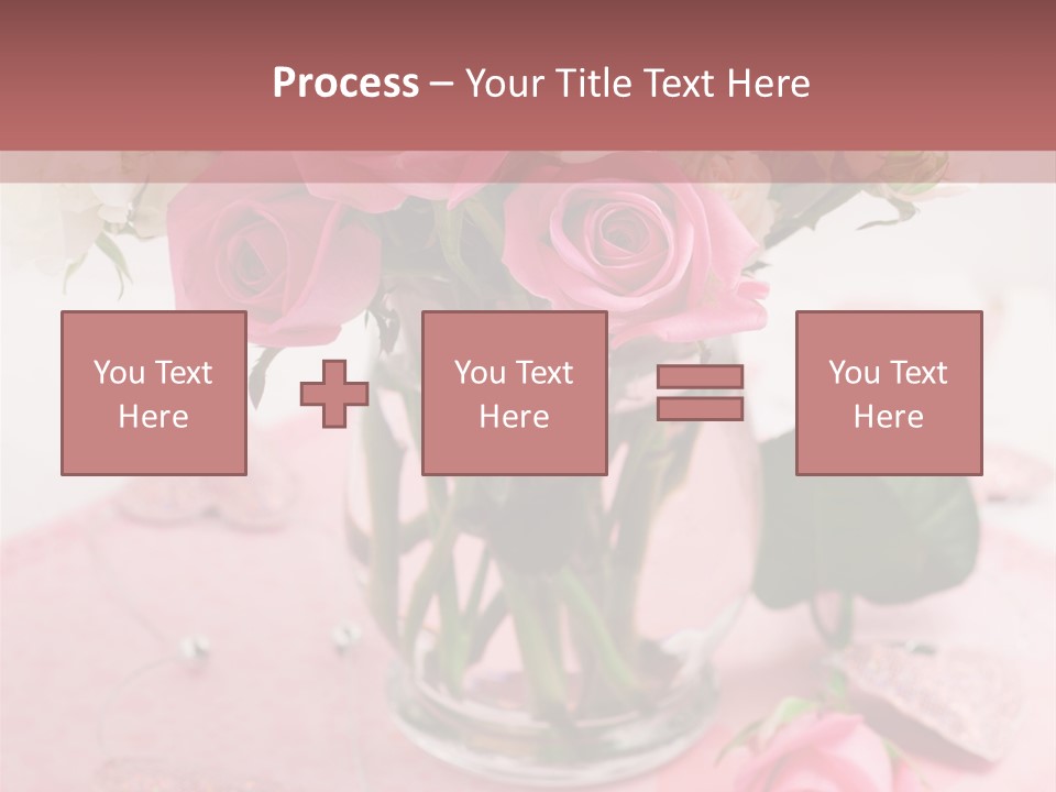 Arrangement Nobody Heart PowerPoint Template