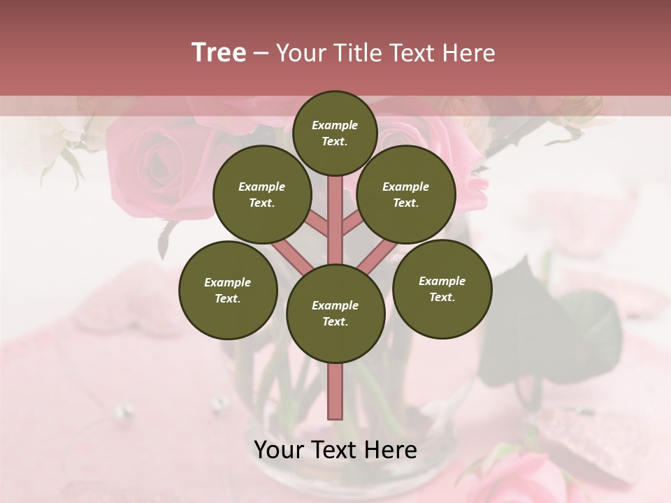 Arrangement Nobody Heart PowerPoint Template