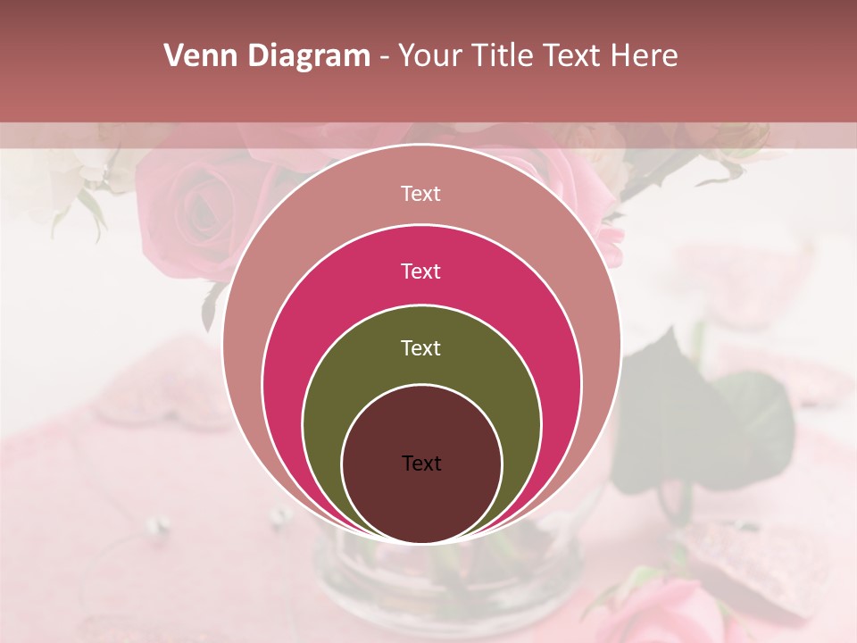 Arrangement Nobody Heart PowerPoint Template