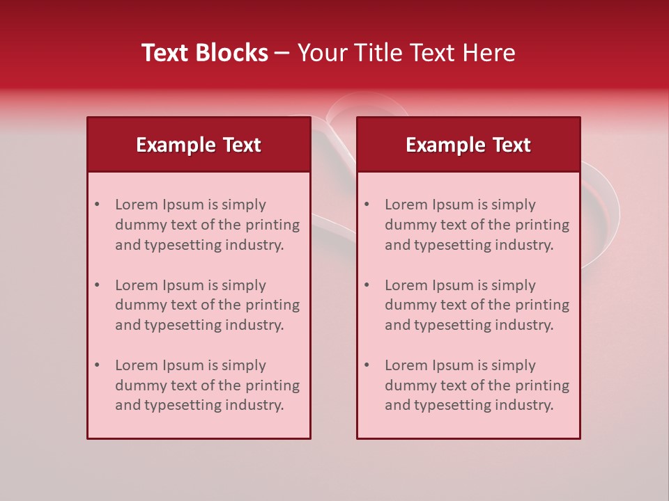 Abstract Object Copyspace PowerPoint Template